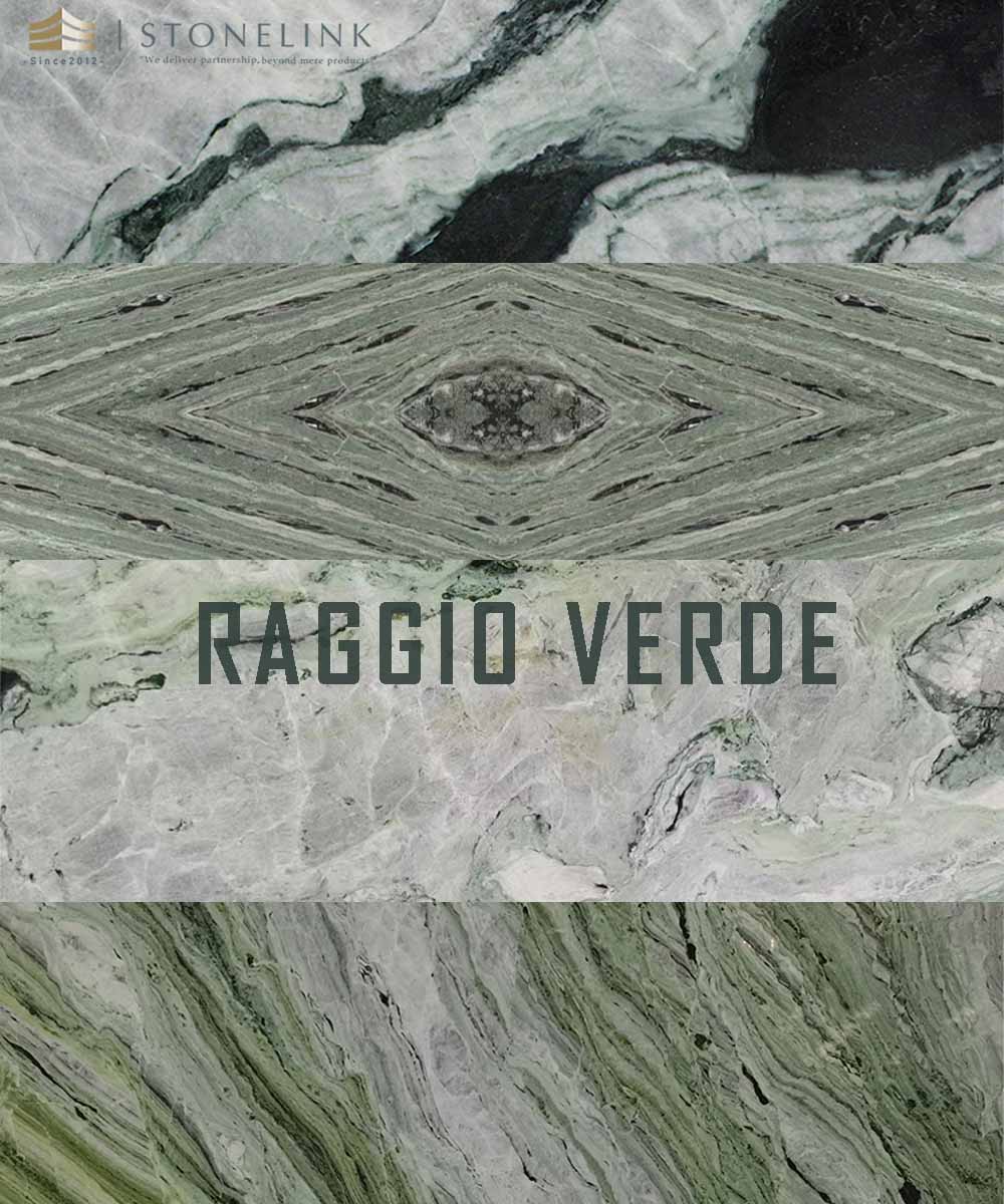Série de mármore Raggio Verde