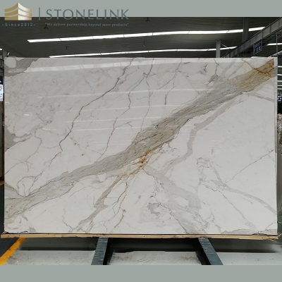 Calacatta gold marble slab