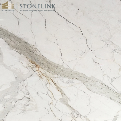 Calacatta gold marble slab