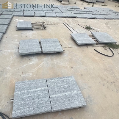 Cloudy Grey granite cut to size tile