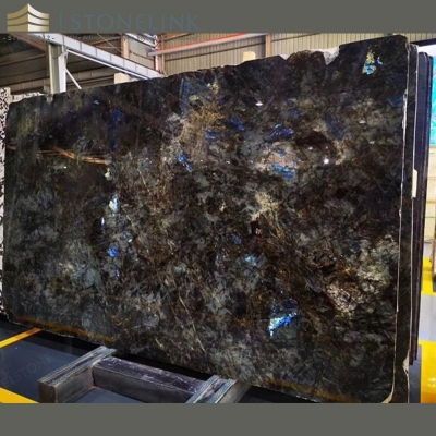 Blue Labradorite granite slab