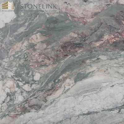 Four Seasons cherry marble slab
