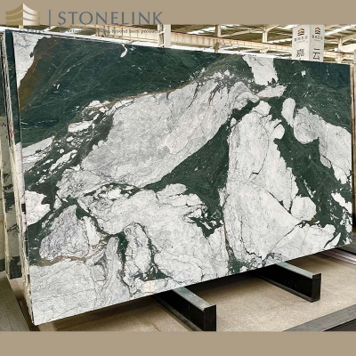 Panda Green marble slab