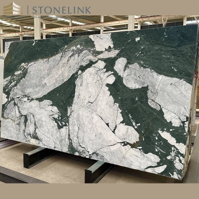 Panda Green marble slab