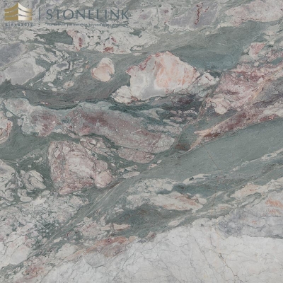 Four Seasons cherry marble slab