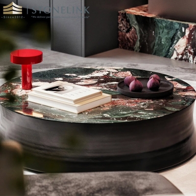 Four Seasons Green marble slab
